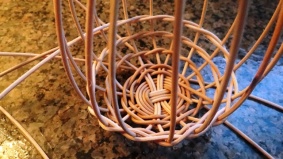 Garlic Basket in Progress